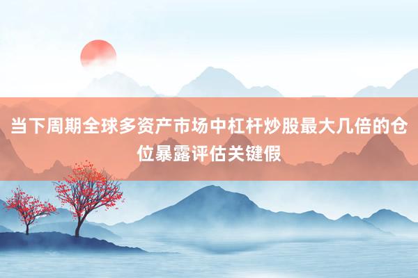 当下周期全球多资产市场中杠杆炒股最大几倍的仓位暴露评估关键假