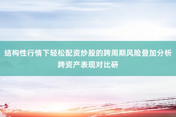 结构性行情下轻松配资炒股的跨周期风险叠加分析跨资产表现对比研